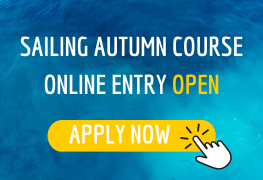 Autumn Sailing Courses - ONLINE ENTRY OPEN. APPLY NOW